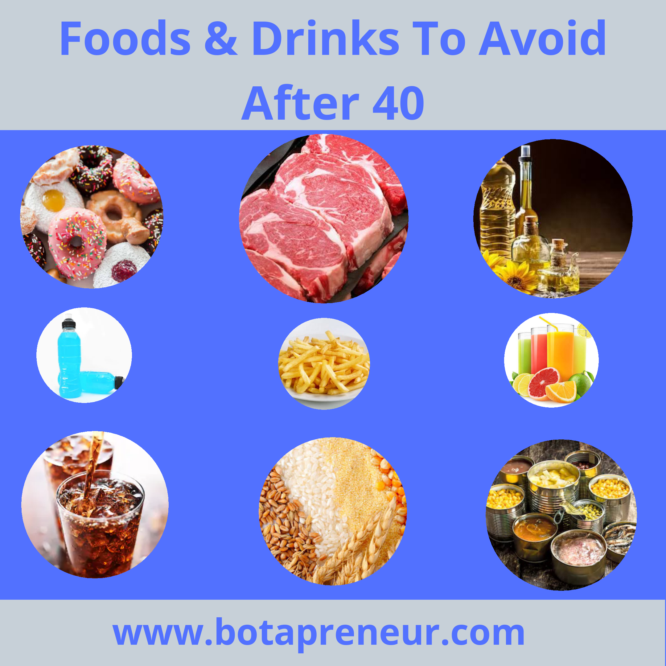 Foods & Drinks To Avoid After 40