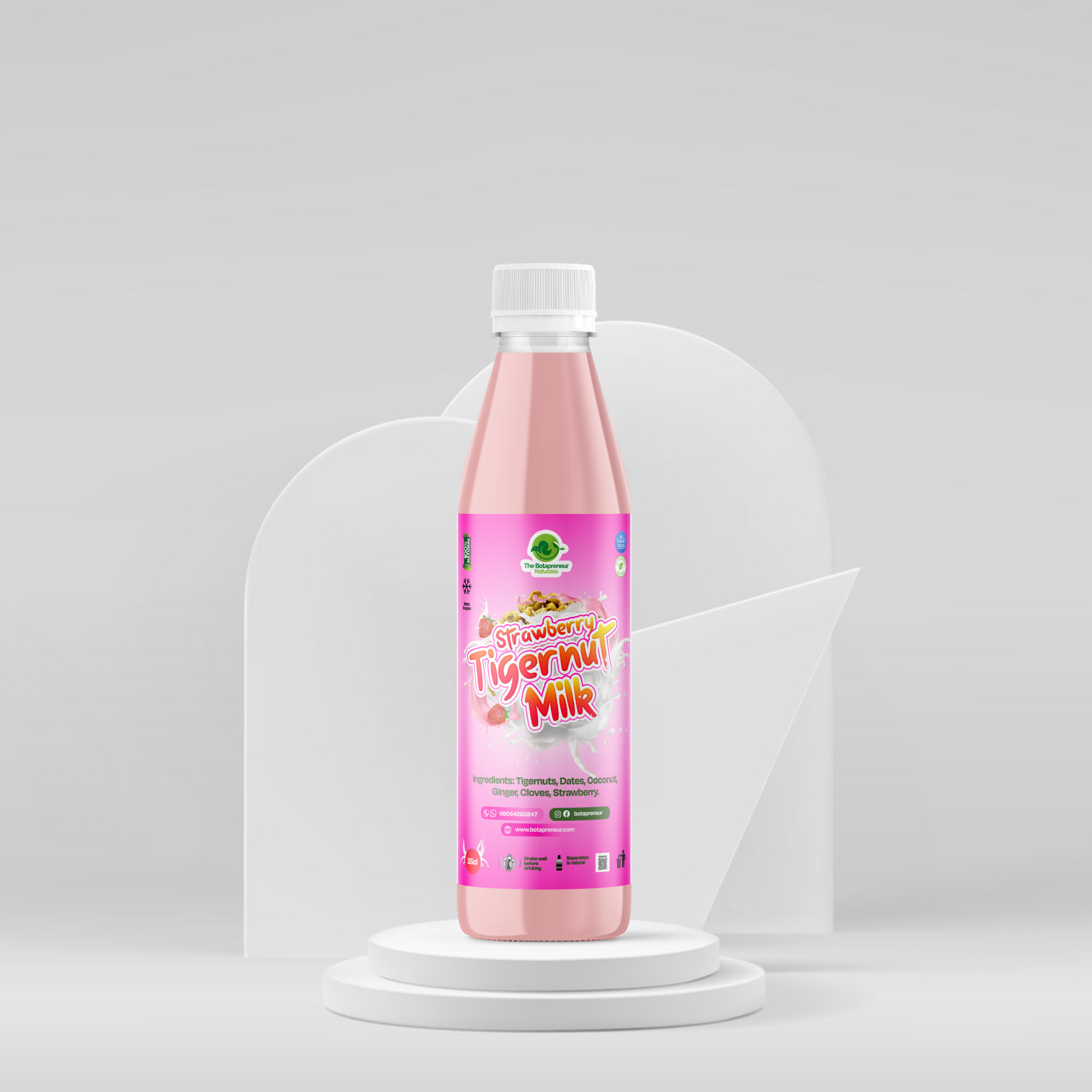 Strawberry Tigernut Drink (35cl)